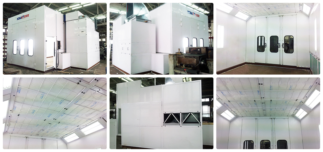 single wall extraction spray booth