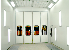 bus and truck spray booth