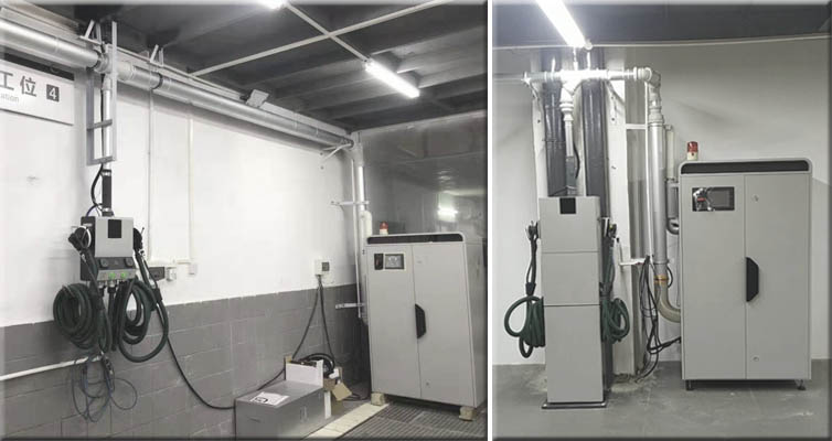 paint dust extraction system