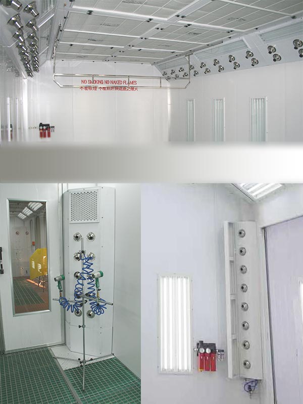 waterborn paint spray booth