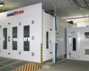 Water-based paint spray booth