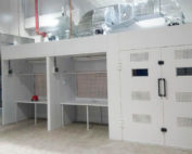 OPEN FACE CROSSDRAFT PAINT BOOTH
