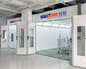 paint booth for NIO electric car with robot
