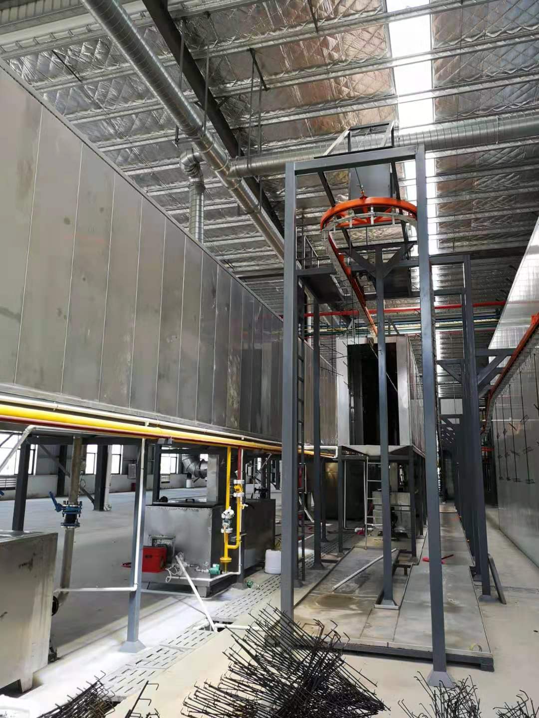Overhead Conveyor Paint Booth Overhead Conveyor Paint Booth