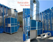 Retractable Paint Booth